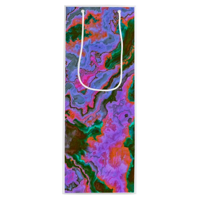 Sacola Para Vinho Sour Marble (Frente)