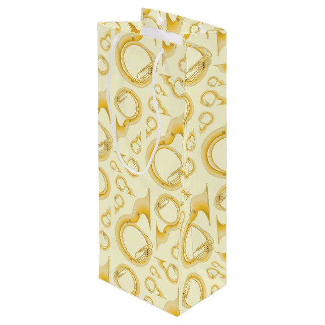 Sacola Para Vinho Sousaphone Marching Banda Música Professora Músico (Verso inclinado)