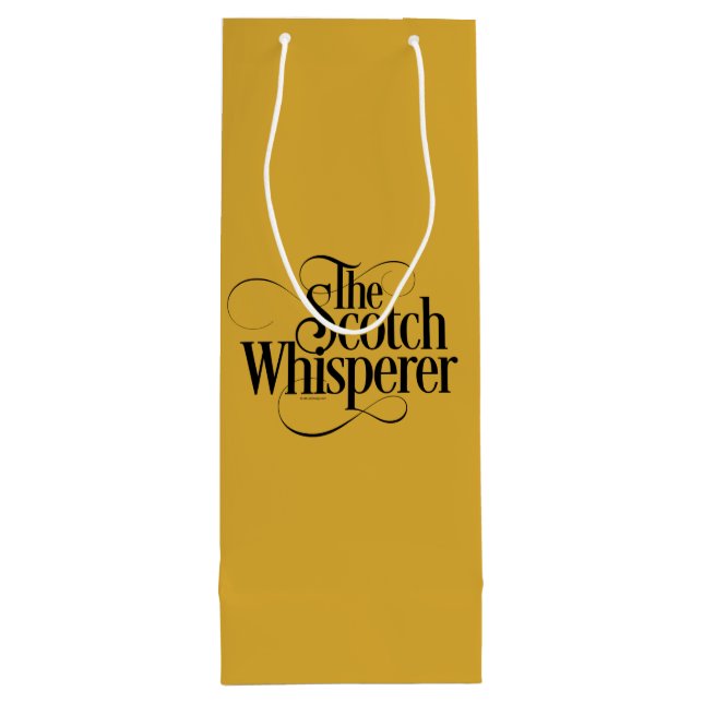 Sacola Para Vinho Sussurrador de Uísque Escocês (Verso)