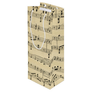 Sacola Para Vinho Tema de Música Antiquada