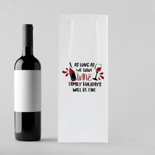 Sacola Para Vinho Temos Férias Familiares De Vinho Serão Vinho Bons