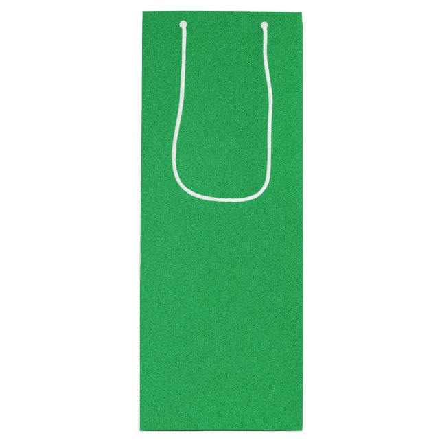 Sacola Para Vinho Tendy Green Grainy Background (Frente)