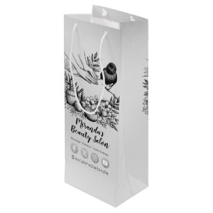 Sacola Para Vinho Terapêutica de Massagem Terapia Mãos Energia Spa B