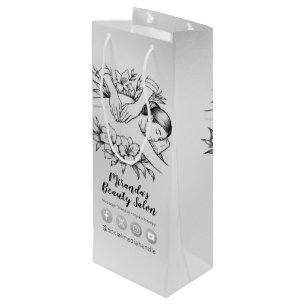 Sacola Para Vinho Terapêutica de Massagem Terapia Mãos Energia Spa B