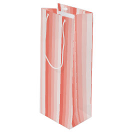 Sacola Para Vinho Tiras-sombra de pêssego de coral