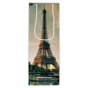 Sacola Para Vinho Travesseiro decorativo da torre Eiffel