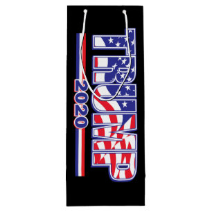Sacola Para Vinho Trump 2020 Trump abraçando o sinalizador