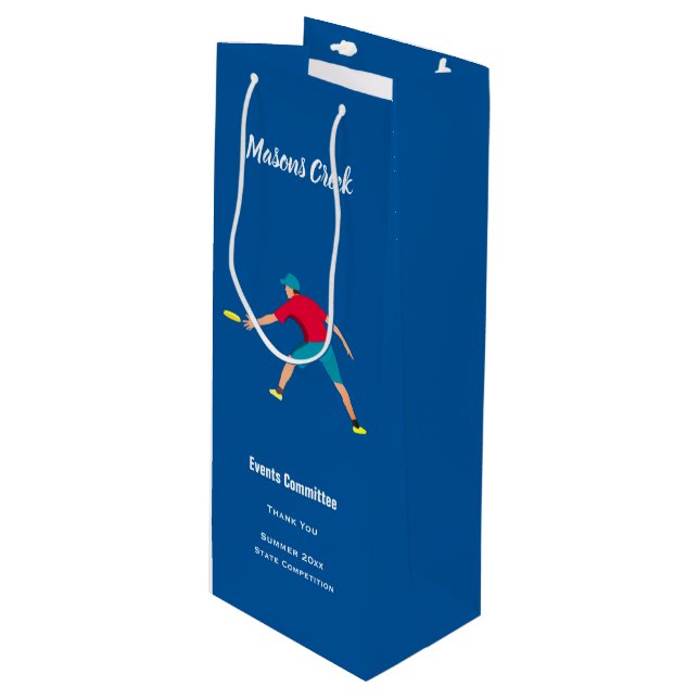 Sacola Para Vinho Ultimate Frisbee (Frente inclinada)