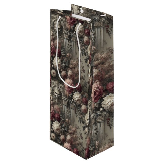 Sacola Para Vinho Uma tarde com Bram Stoker - Vitoriano Gótico (Frente inclinada)