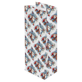 Sacola Para Vinho Vamos pegar vinho Bebendo Tipsy Snowman