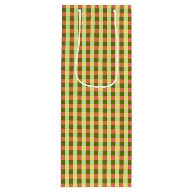 Sacola Para Vinho Verificação de Melancia (Frente)