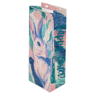 Sacola Para Vinho VERNAL Illustrated Easter Treat Gift Bag