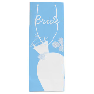 Sacola Para Vinho Vinho Azul Bride Casado