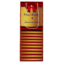 Sacola Para Vinho Vinho da temporada de férias - Ano novo