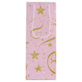 Sacola Para Vinho Vinho estelar - Vinho estelar rosa e Dourado
