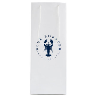 Sacola Para Vinho Vinho Lagosta Azul | Bolsa de Presente