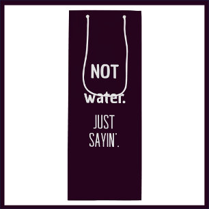 Sacola Para Vinho Vinho Vermelho Escuro, Cujo Engraçado é Bonito, Co