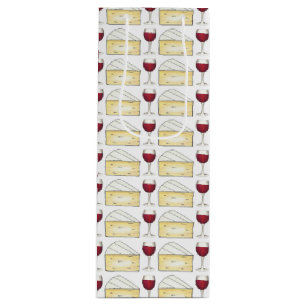 Sacola Para Vinho Vinhos Vermelhos Vidro e Queijo Brito Saco