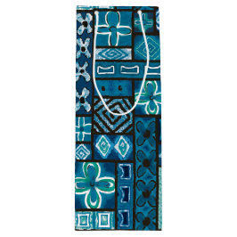 Sacola Para Vinho Vintage Aloha Gift Bag | Pua Azul