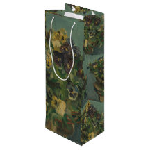 Vintage Flowers Van Gogh Basket of Pansies