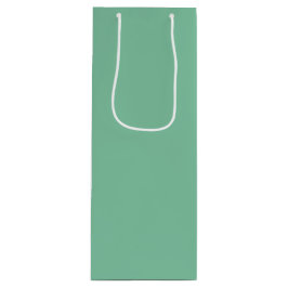 Sacola Para Vinho Vintage Seafoam Solid Color