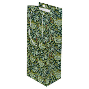 Sacola Para Vinho Vintage William Morris Floral Wey Pattern