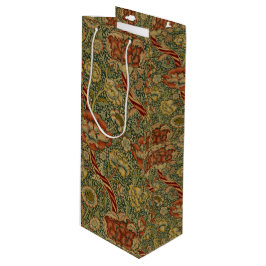 Sacola Para Vinho Vintage William Morris Wandle