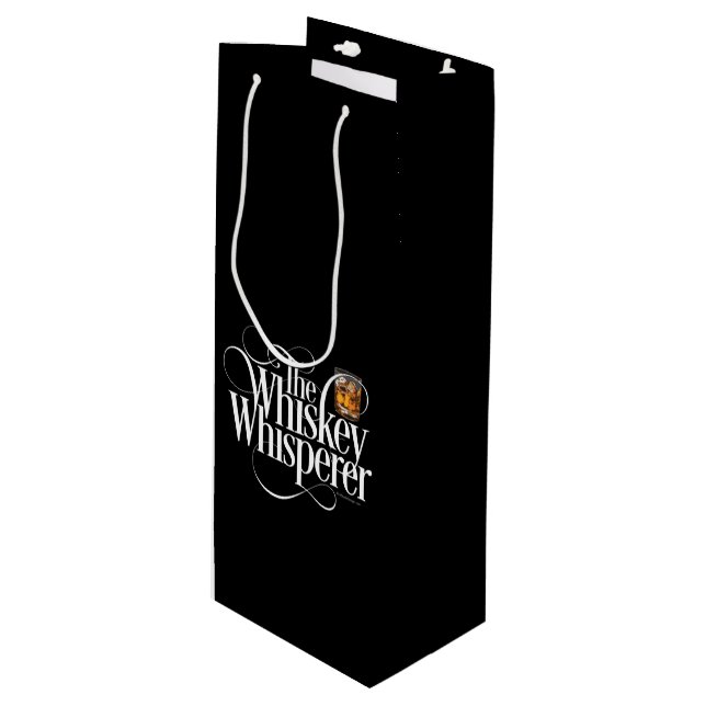 Sacola Para Vinho Whisperer Wine Gift Bag (Frente inclinada)