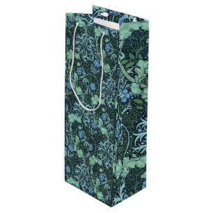 Sacola Para Vinho William Morris Seaweed Pattern