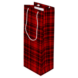 Sacola Para Vinho Xadrez VERMELHA VERMELHA DO WRAP WRAP