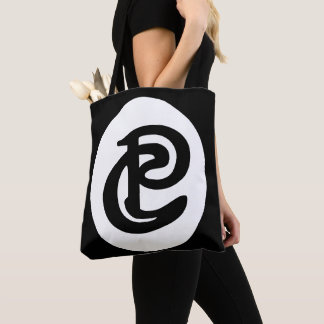 Sacola Tote com Logo Preto da Palette & Chisel