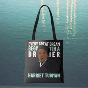 Sacola Tote Inspiradora do Sonho de Harriet Tubman