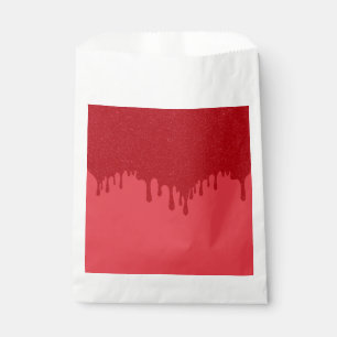 Sacolas com Efeito de Gotejamento Vermelho de Toma