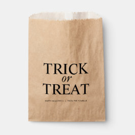SACOLAS DE FAVOR CLÁSSICAS DE HALLOWEEN TRICK OR T
