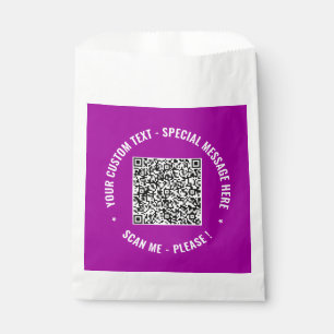 Sacolas de Favor com Código QR Personalizadas com