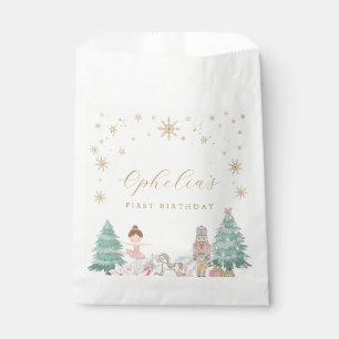 Sacolas de Favor de Aniversário do Ballet Castanha
