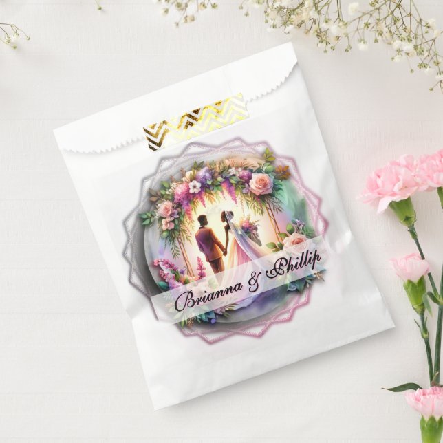Sacolas de Favor de Casamento ao Luar Afro-America (Selado)