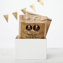 Sacolas de Favor de Casamento Pirata