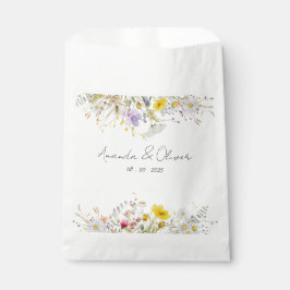 Sacolas de Favor de Casamento Primavera em Flor