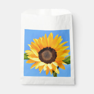 Sacolas de Favor de Girassol Amarelo