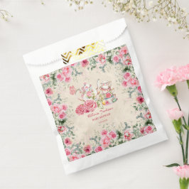 Sacolas de lembrancinhas de Chá de Noiva Vintage E