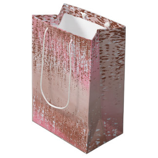 Sacolas de Presente com Manchas de Tinta Abstratas