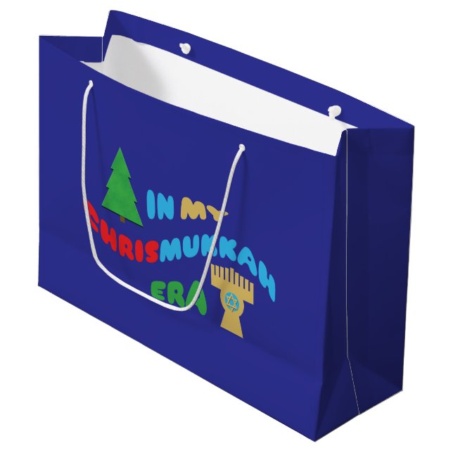 Sacolas de Presentes Chrismukkah (Frente inclinada)