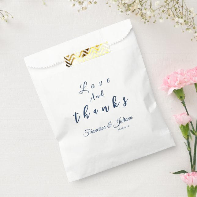 Sacolas de Presentes de Casamento Romântico à Beir (Selado)