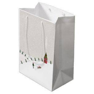 Sacolas De Presentes De Natal Sledding Bênçãos De