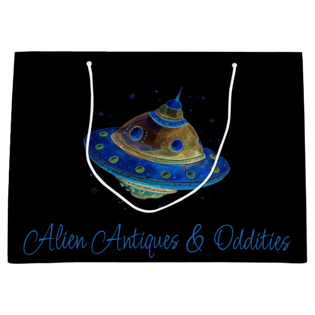 Sacolas para Loja de Presentes, Espaçonave, Aliení (Frente)