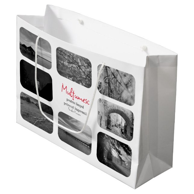 Sacolas para memorial (Frente inclinada)