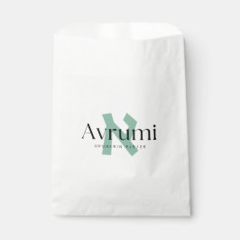 Sacolas Personalizadas de Upsherin - Letra Aleph B