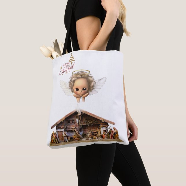 Sacolas Tote Femininas de Natal, Jesus Cristo (Close Up)