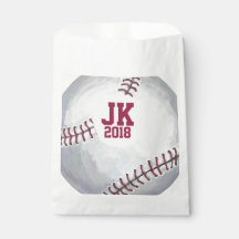 12 de 12 Bag de Favor Personalizado de Baseball